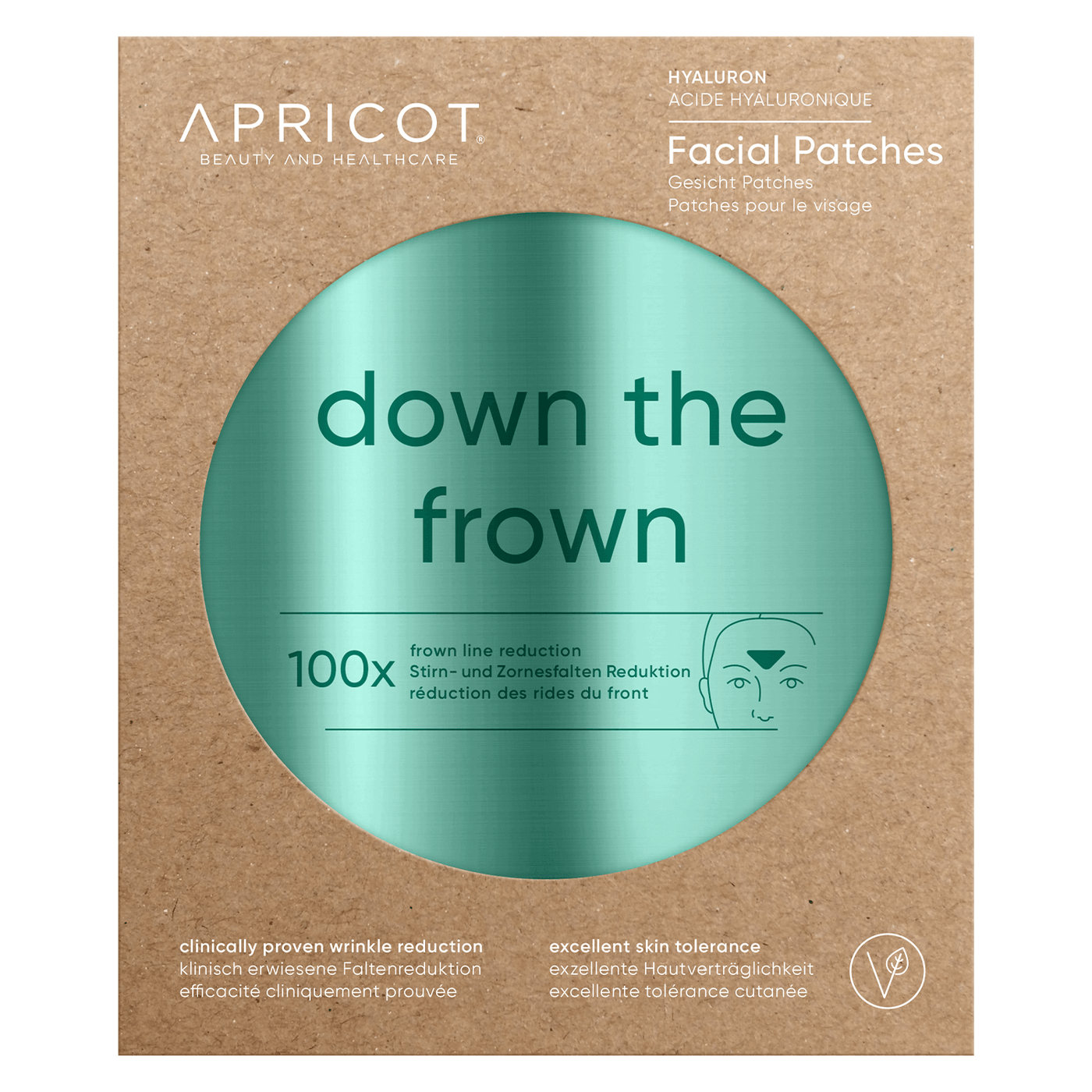Produktbild von APRICOT - Anti-Falten-Gesicht Patches Down The Frown