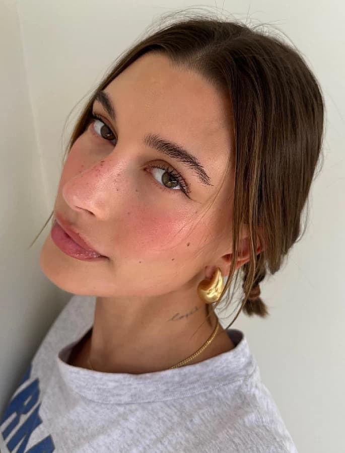 Strawberry Make-up von hailey bieber