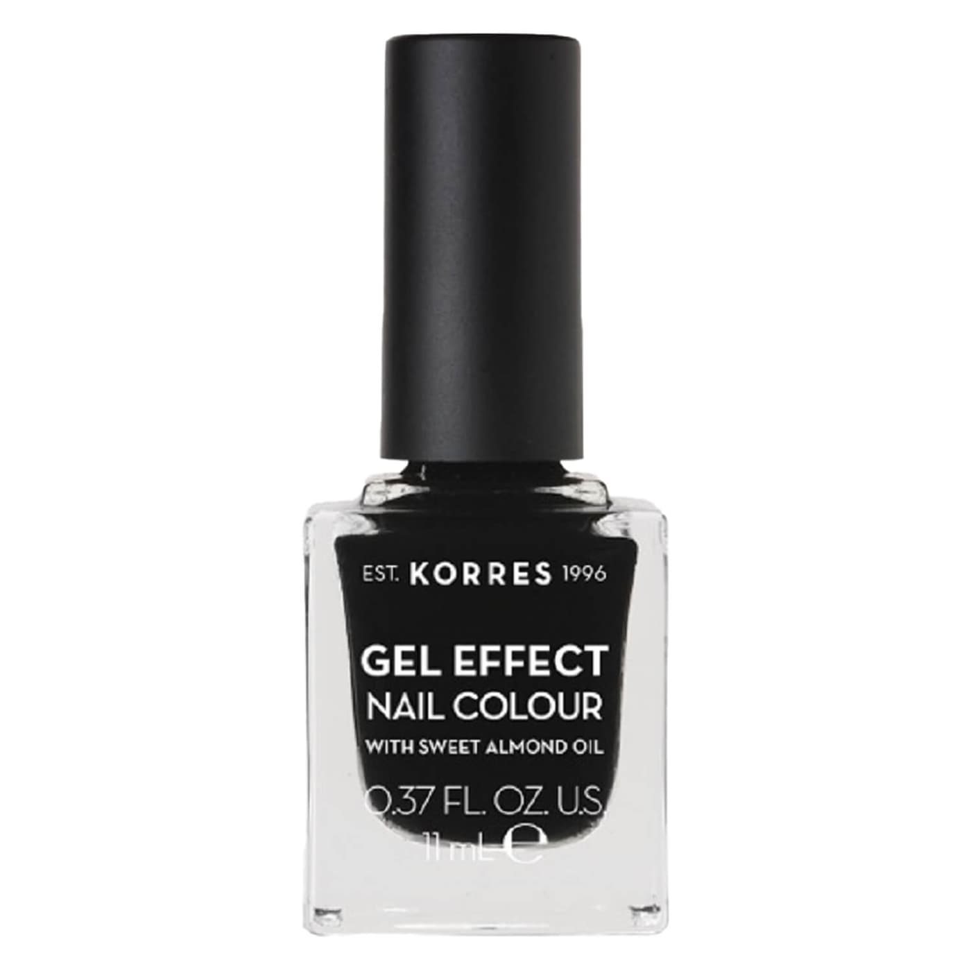 Korres Nails - Sweet Almond Nail Colour 100 Black