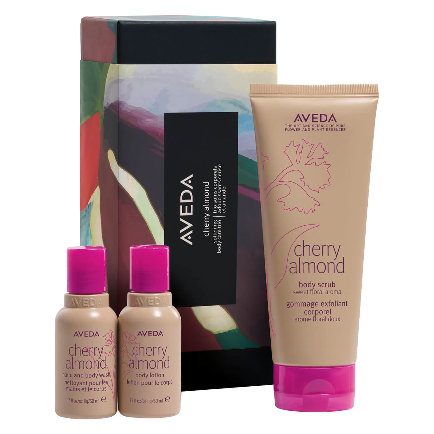 aveda specials - cherry almond body care trio