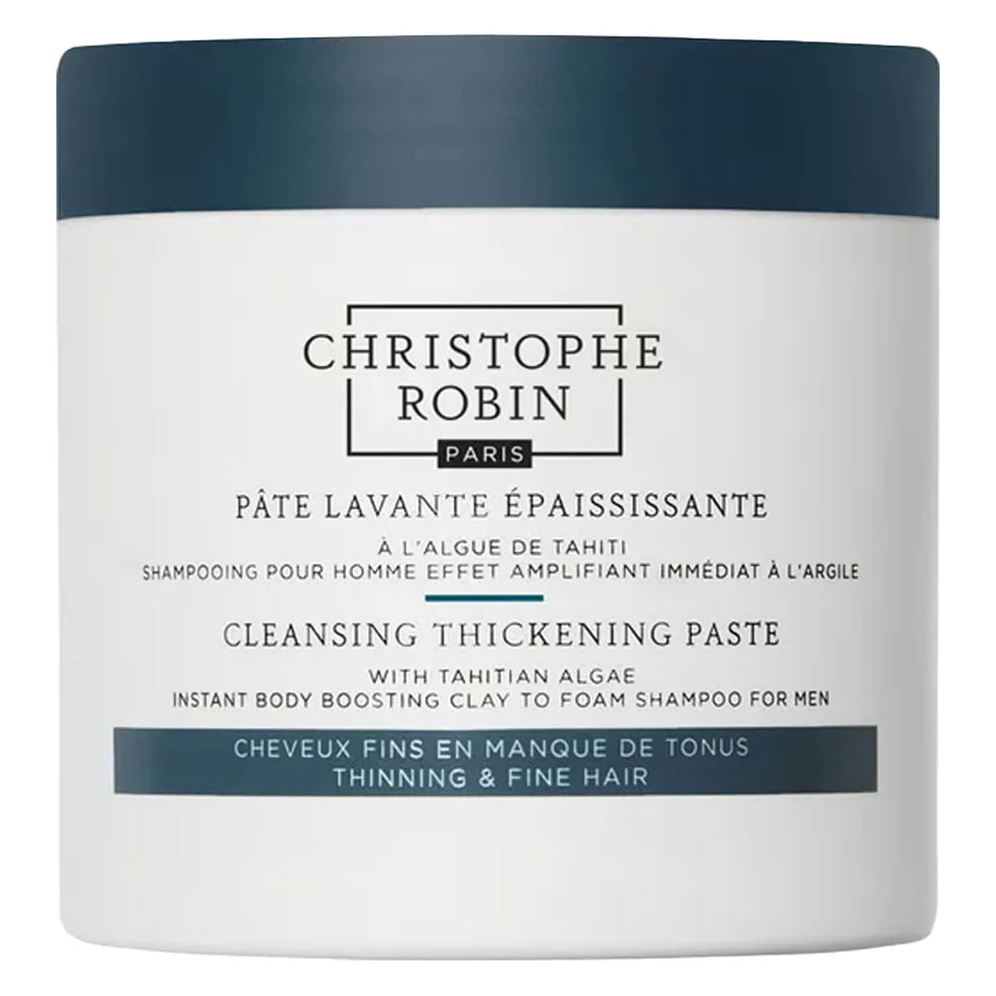 Christophe Robin - Pâte Lavante Épaississante aux rassoul pur et algue de tahiti