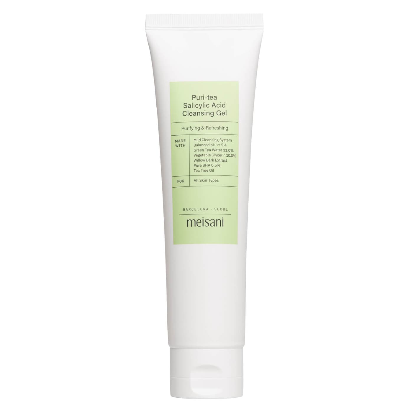 meisani Puri-tea Salicylic Acid Cleansing Gel