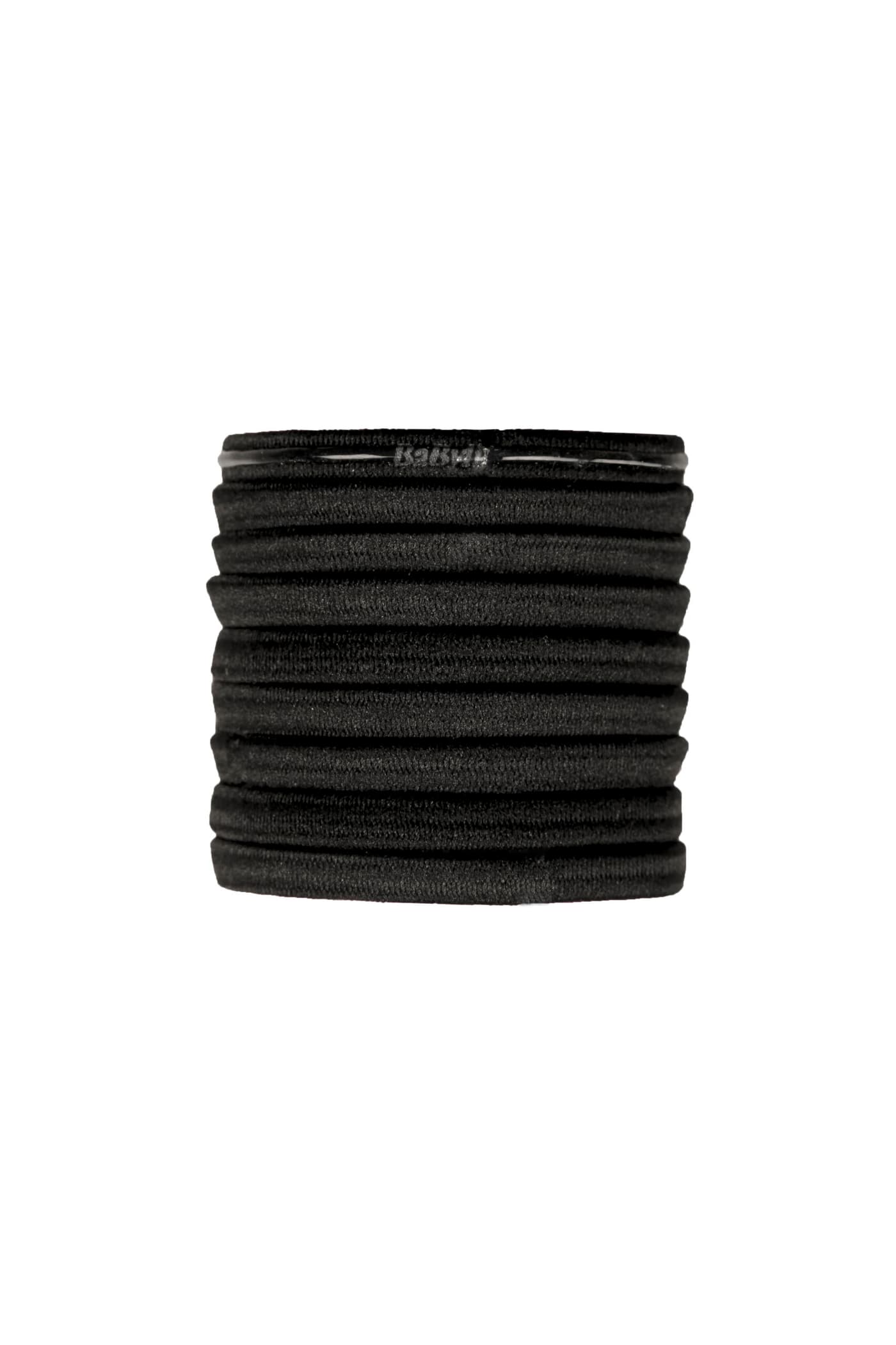 BaByliss - Haargummi Rutschfest 6mm Schwarz *10