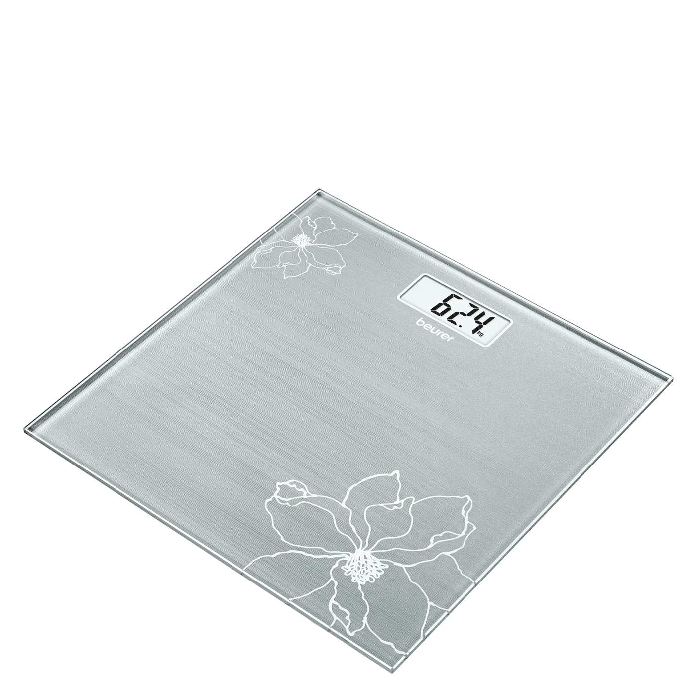 Gewicht und Diagnose - GS 10 Glaswaage Grau