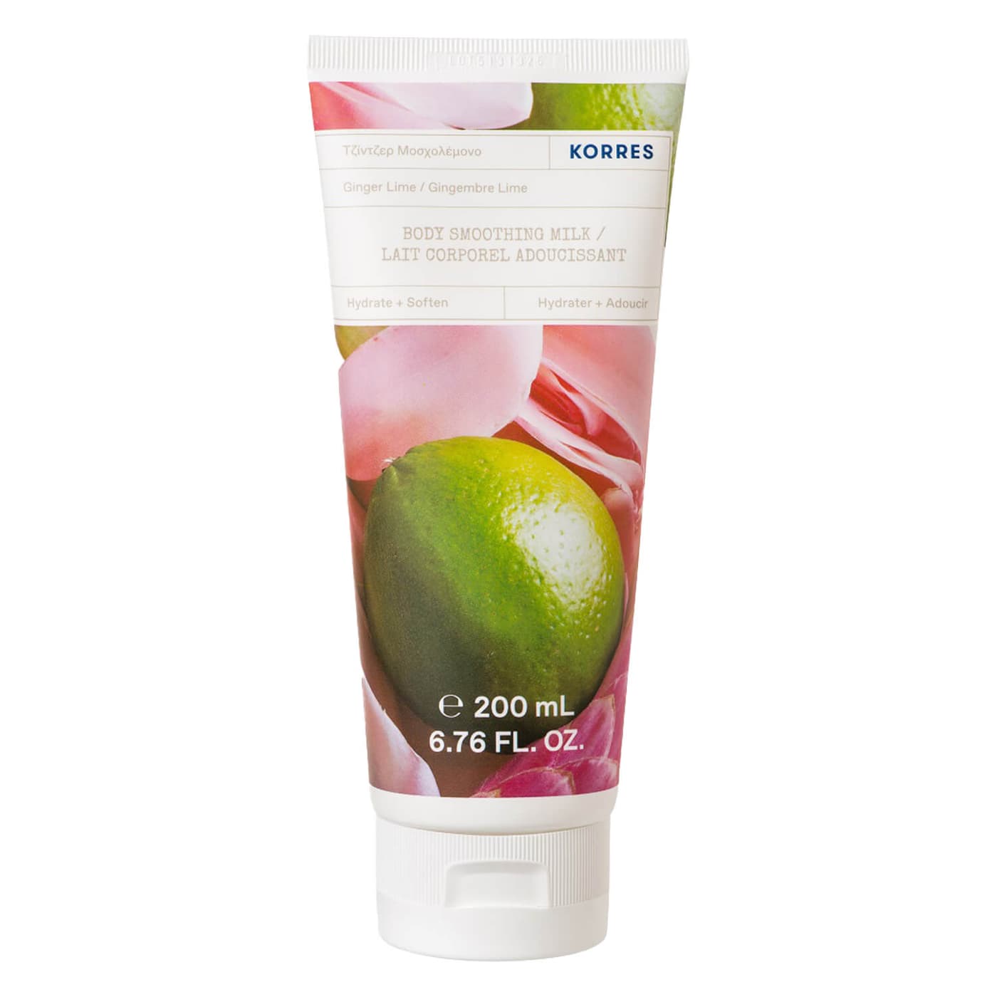 Korres Care - Ginger Lime Smoothing Body Milk