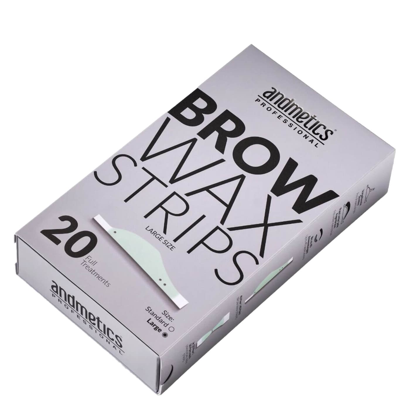 andmetics Professional - Brow Wax Strips Large