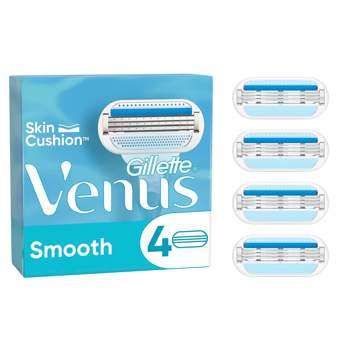 Gillette - Venus Smooth Systemklingen 4er