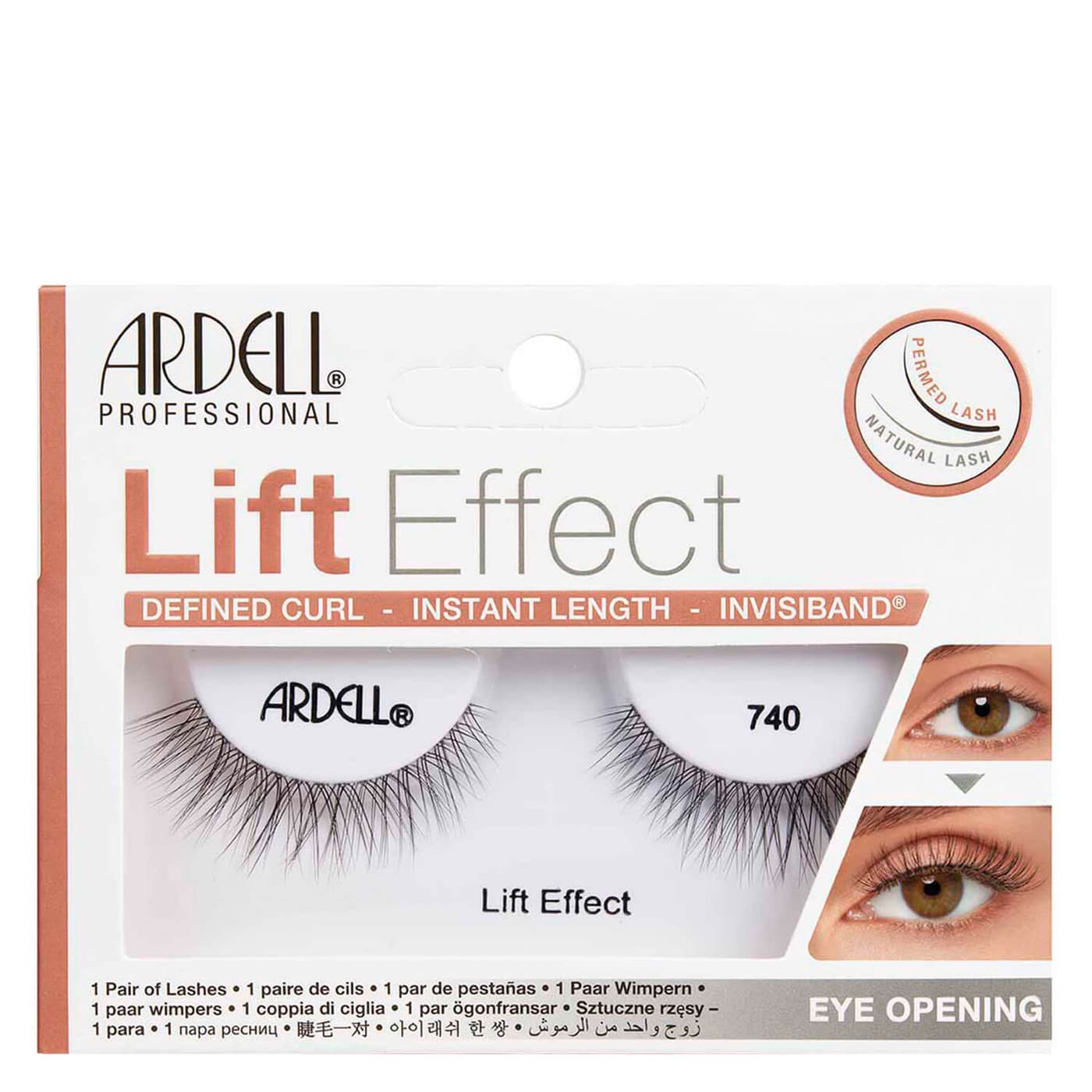 Ardell False Lashes - Lift Effect 740
