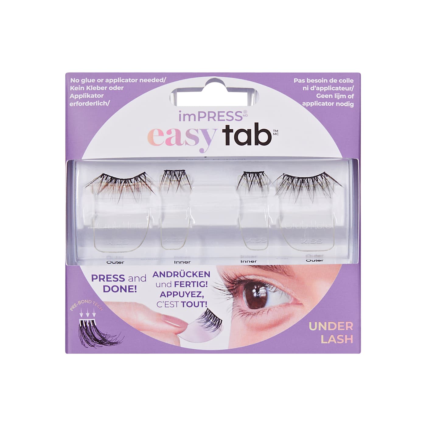 KISS Lashes - Impress Press On Falsies Easy Tab 01 - Classy Natural