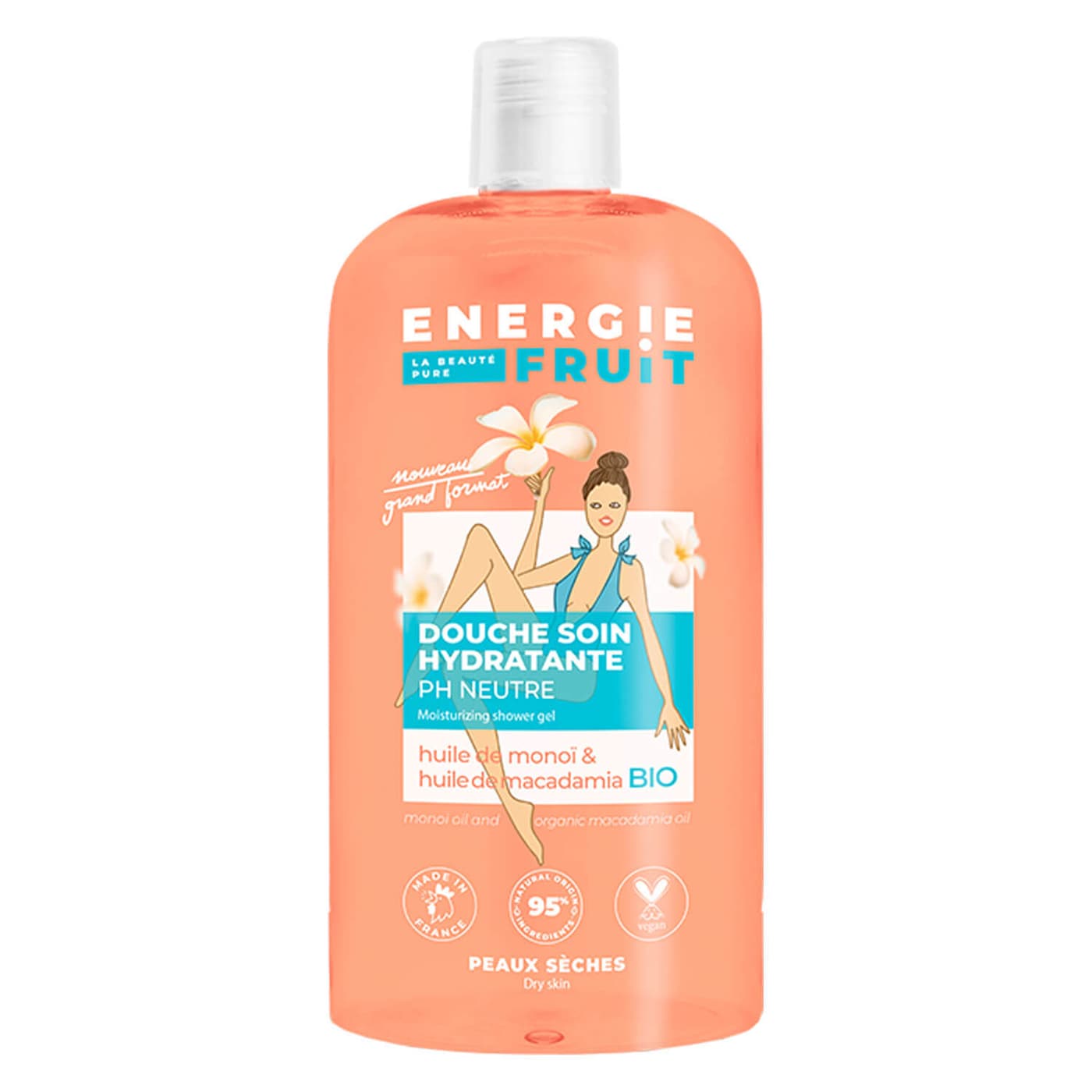 ENERGIE FRUIT - Douche Soin Hydratante Huile de Manoi