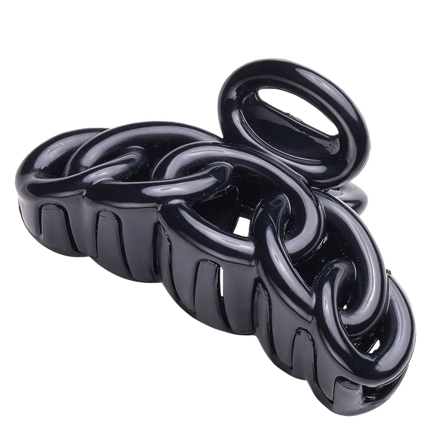 TRISA Hair - Haarklammer Geschwungen Schwarz 6cm