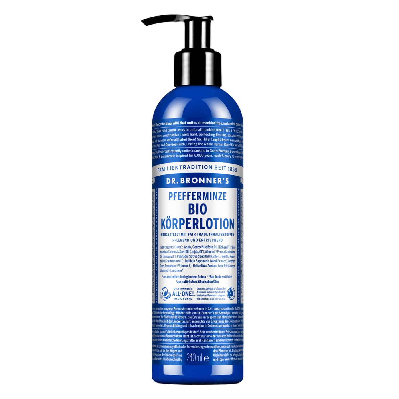 DR. BRONNER'S - Body Lotion Peppermint