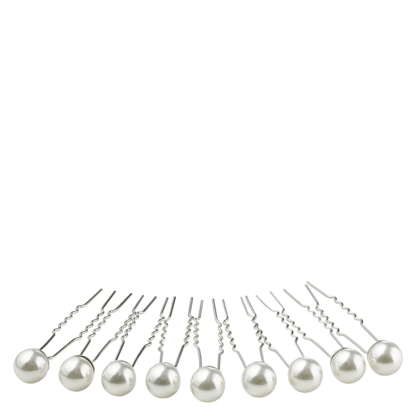 Celebride - Haarnadeln Mit Perlen Weiss 12mm