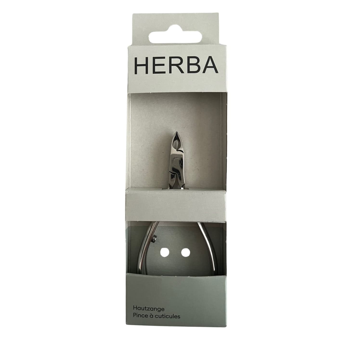 Herba - Hautzange vernickelt, 10 cm