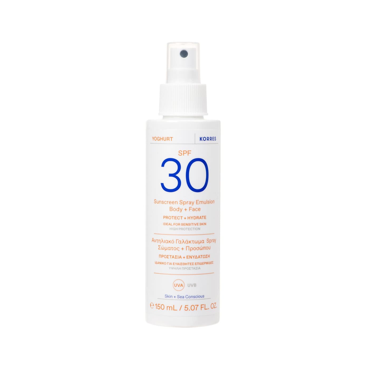 Korres Care - Yoghurt Sonnenspray-emulsion Für Gesicht Und Körper Spf30