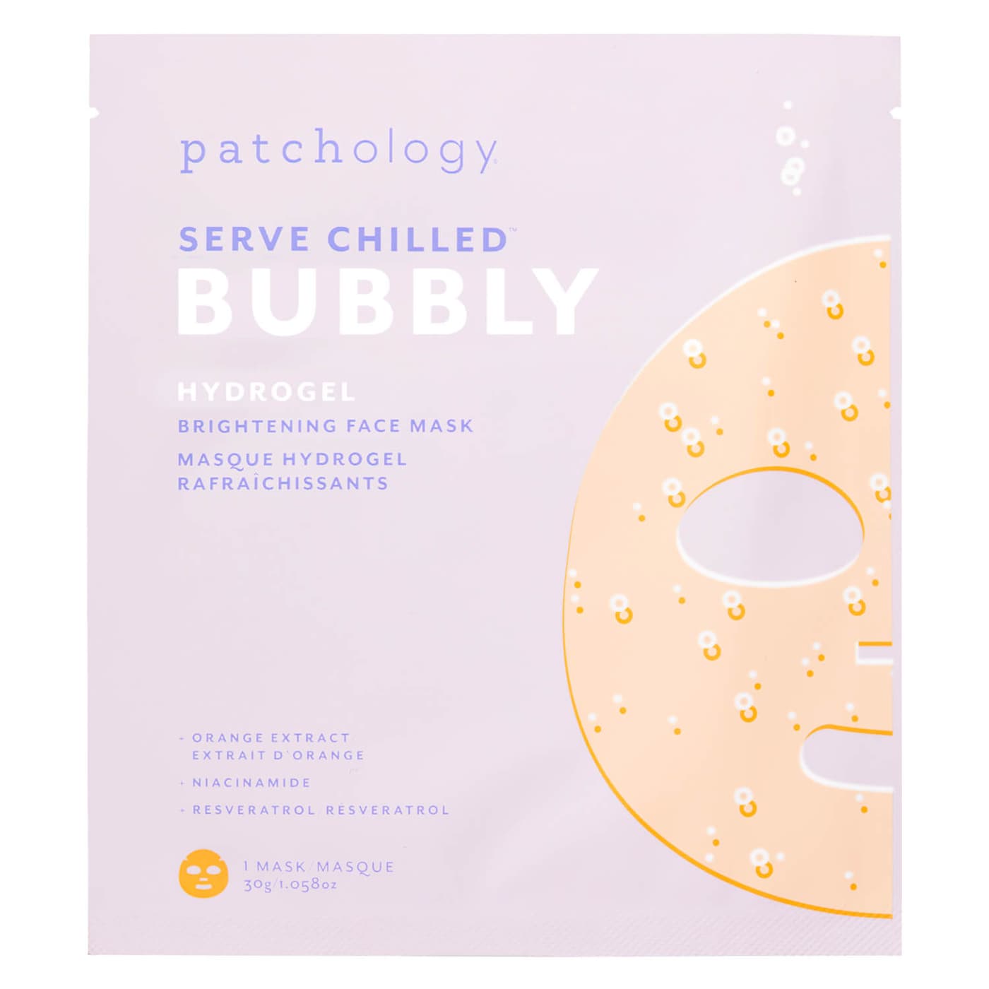 Serve Chilled Bubbly Hydrogel Mask