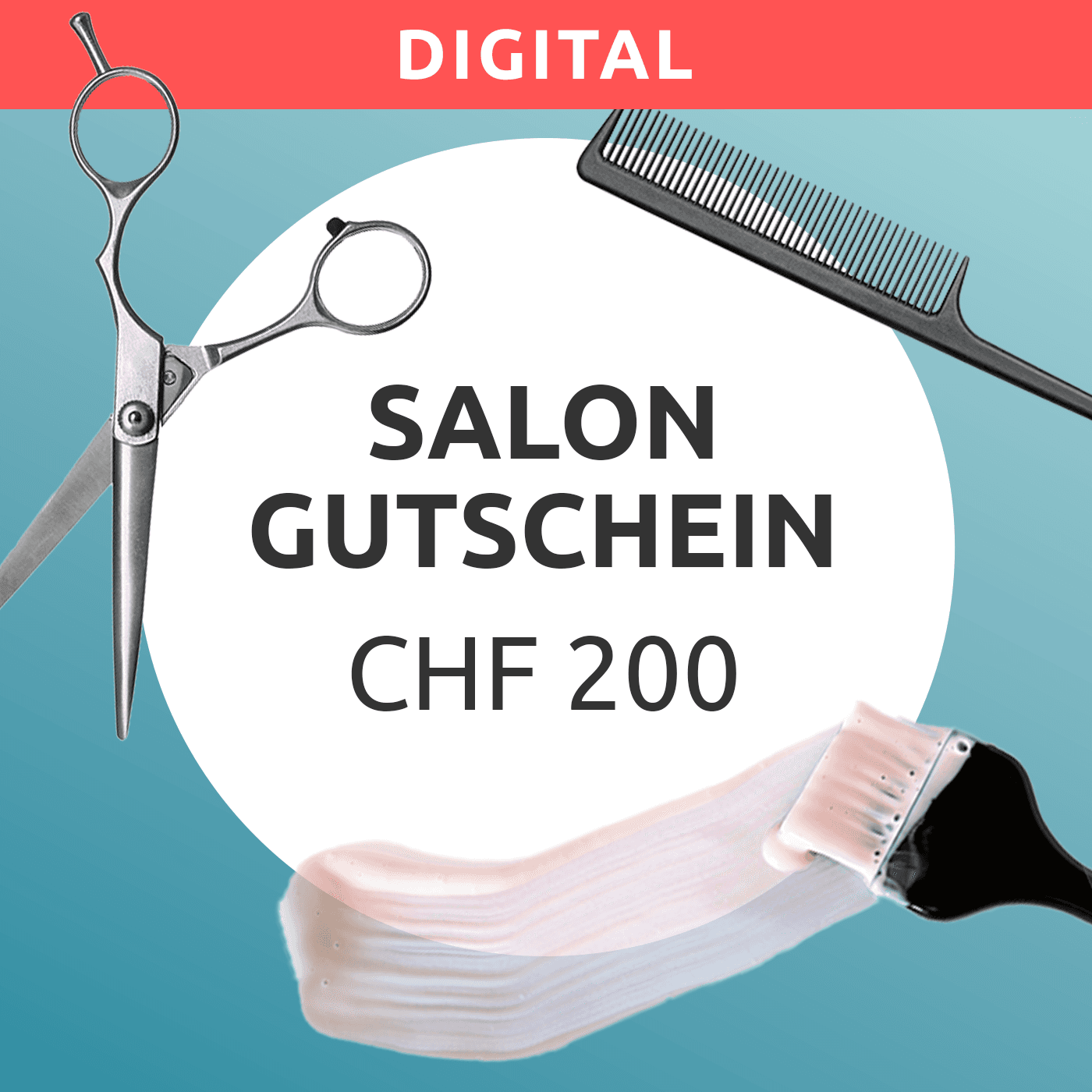 Digitaler Gutschein - Salon CHF 200