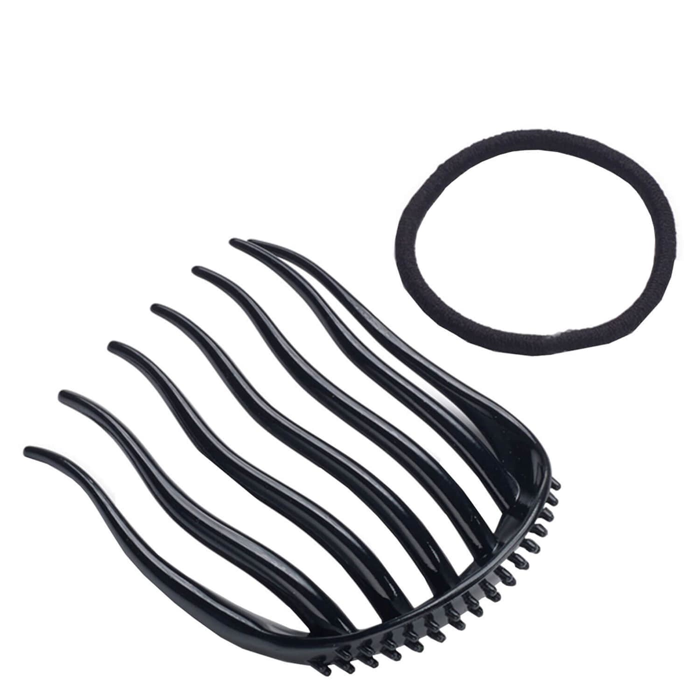 FRANCK PROVOST - Volumenkamm mit Haargummi Schwarz