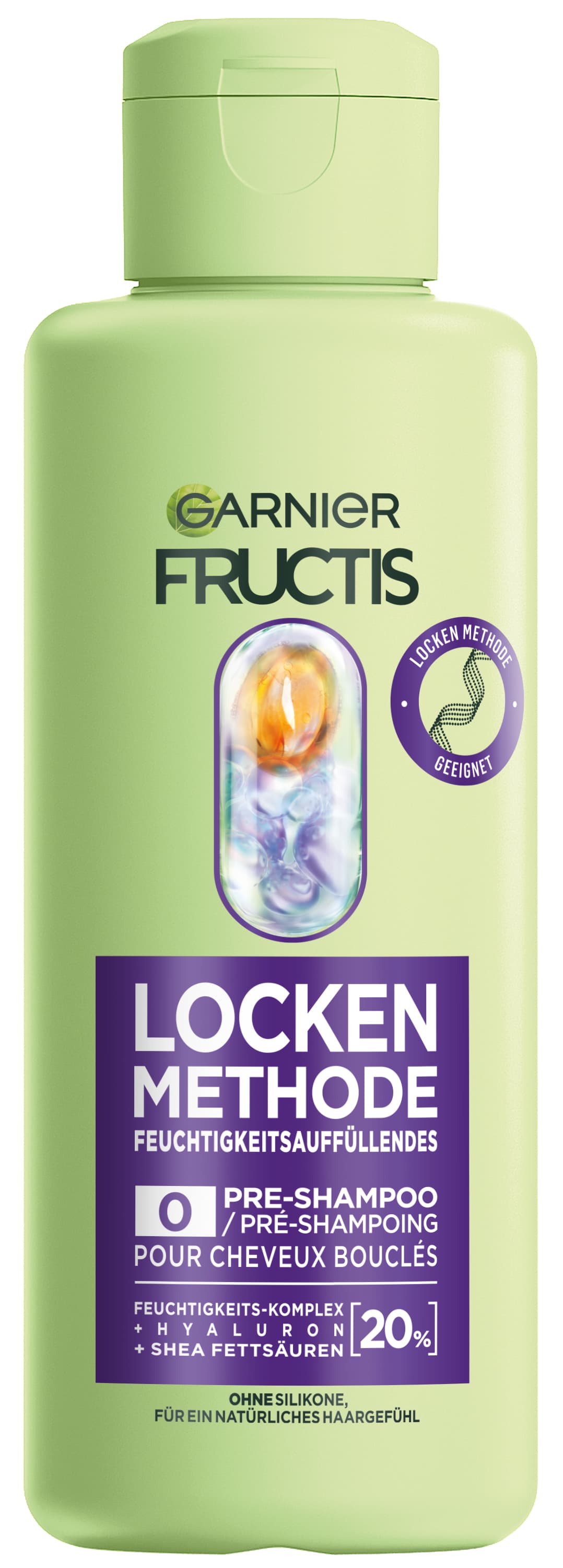 Fructis Sleek - Locken Methode Feuchtigkeitsauffüllendes Pre-shampoo Für Alle Arten Von Locken