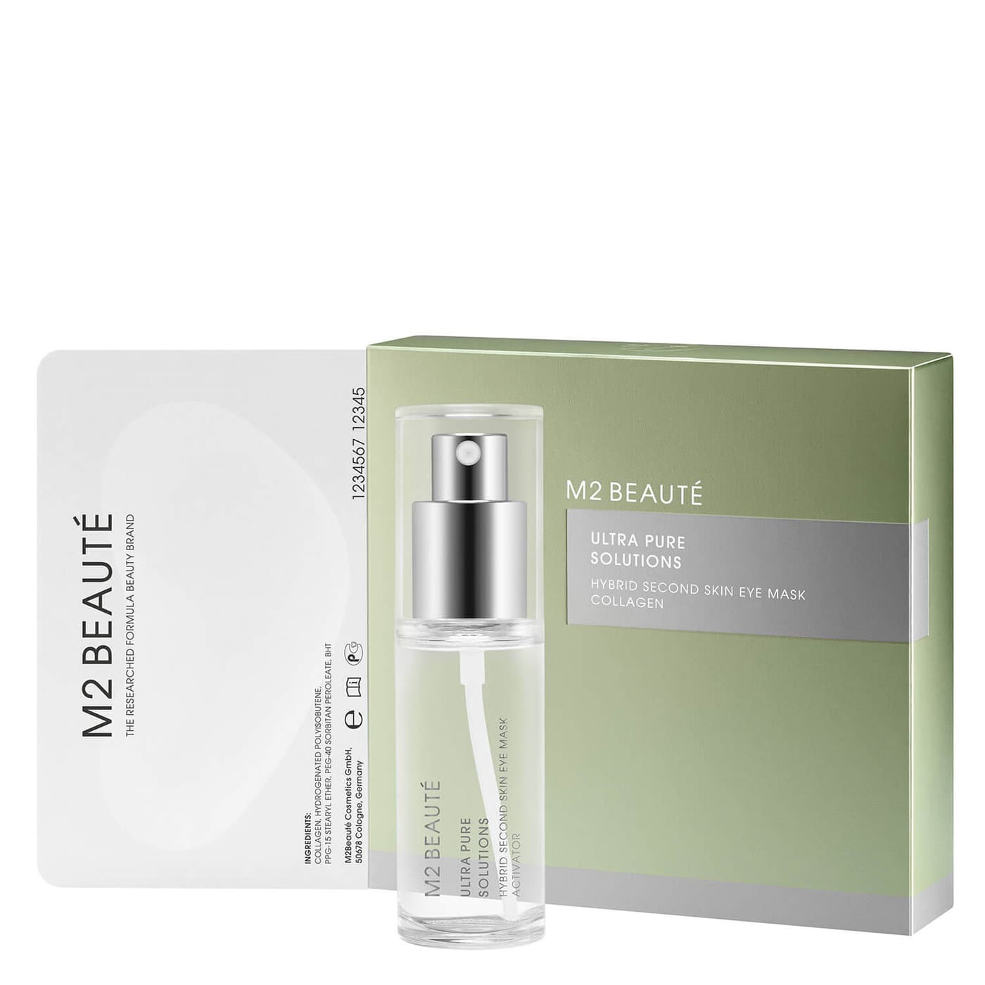 M2Beauté - Ultra Pure Solutions Hybrid Second Eye Mask Collagen