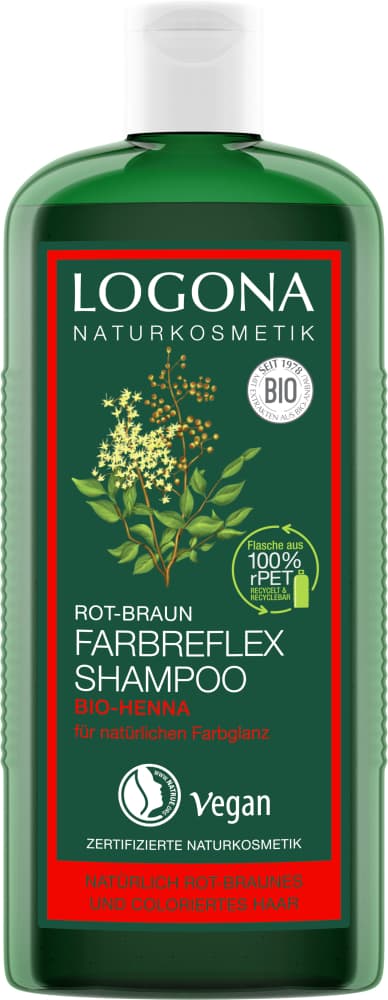 Logona - Shampoo Farbreflex Rot-braun