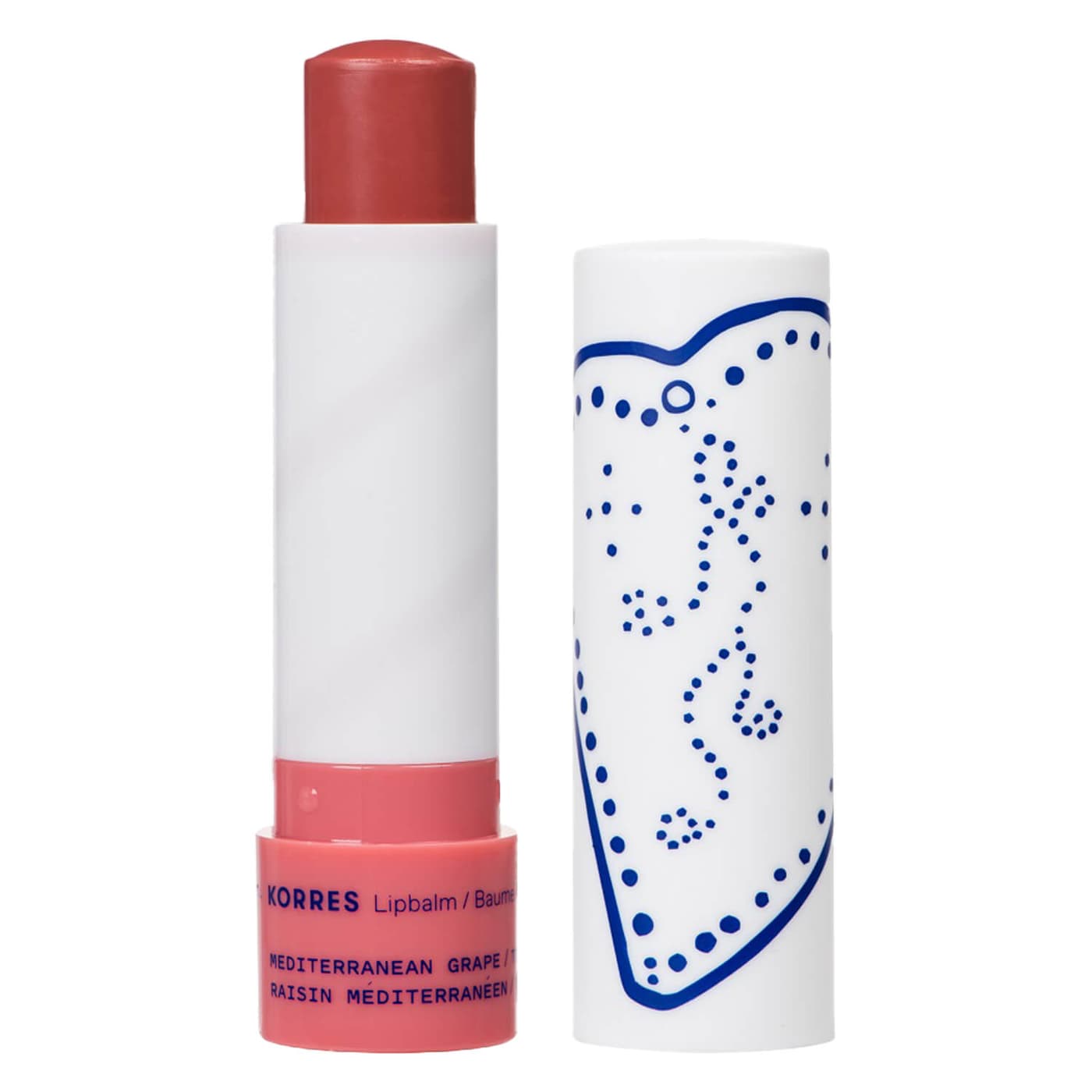 Korres Care - Mediterranean Grape Lip Balm Tinted Neutral Purple