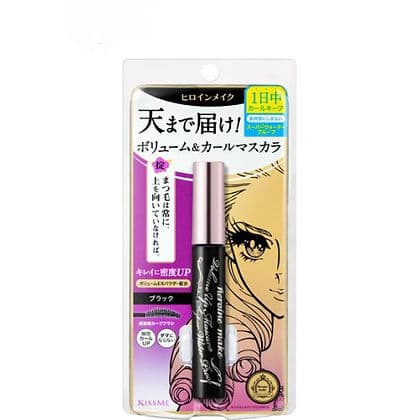 KISSME Heroine - Make Volume & Curl Mascara Super Waterproof Jet Black