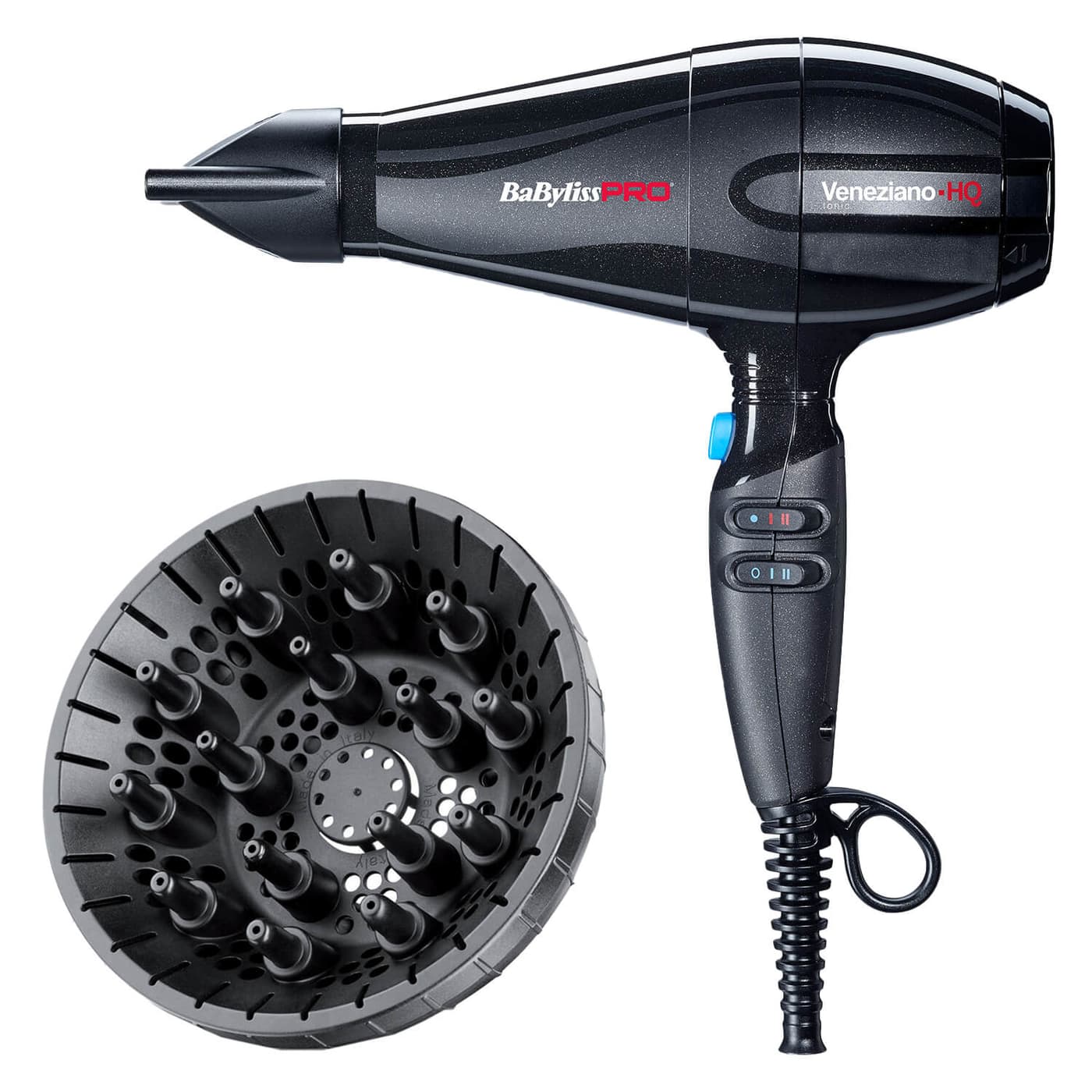 BaByliss Pro - Veneziano-HQ 2200W Ionic BAB6960IE + Diffuser BABD11E