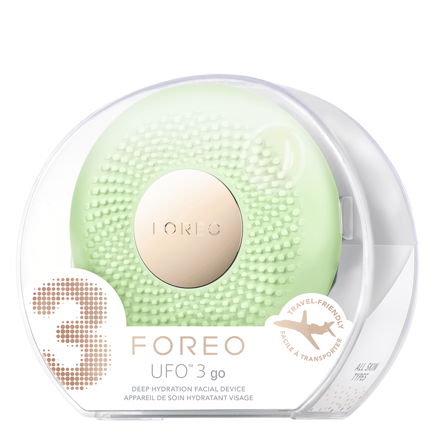 UFO™ 3 go - Maskengerät mit Wärme & LED-Lichttherapie Pistachio