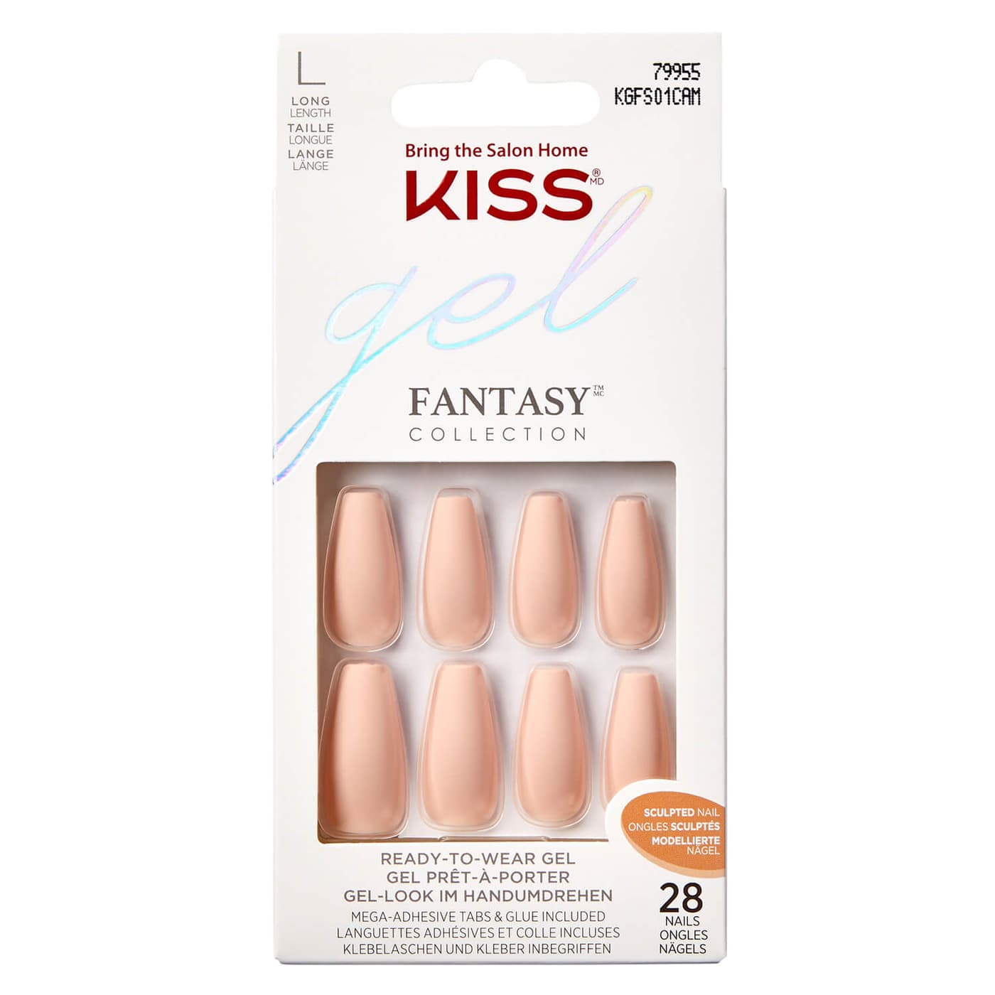 KISS Nails - Gel Fantasy Sculpted Nails 4 the Cause