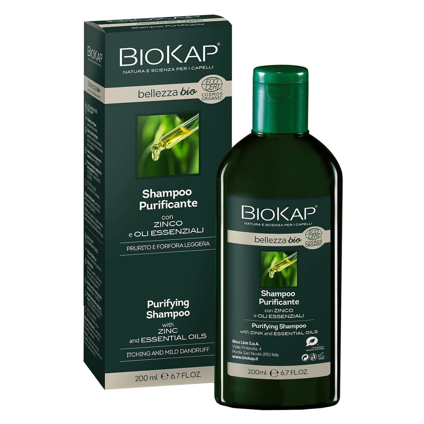 BIOKAP Bellezza - Reinigendes Shampoo