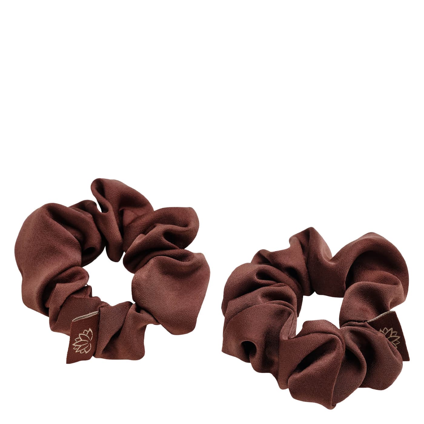 TRISA Hair - ECO Satin Scrunchie Braun