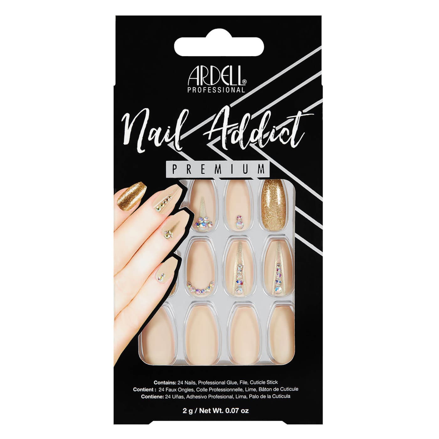 Nail Addict - Nail Addict Nude Jeweled