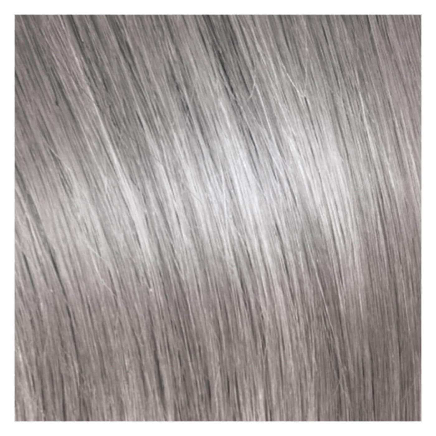 SHE Bonding-System Hair Extensions Straight - 61 Grau-Silber 55/60cm