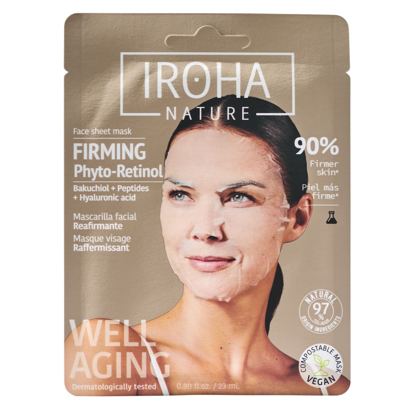 Iroha Nature - Firming & Anti-Age Bakuchiol & Peptides Face Mask