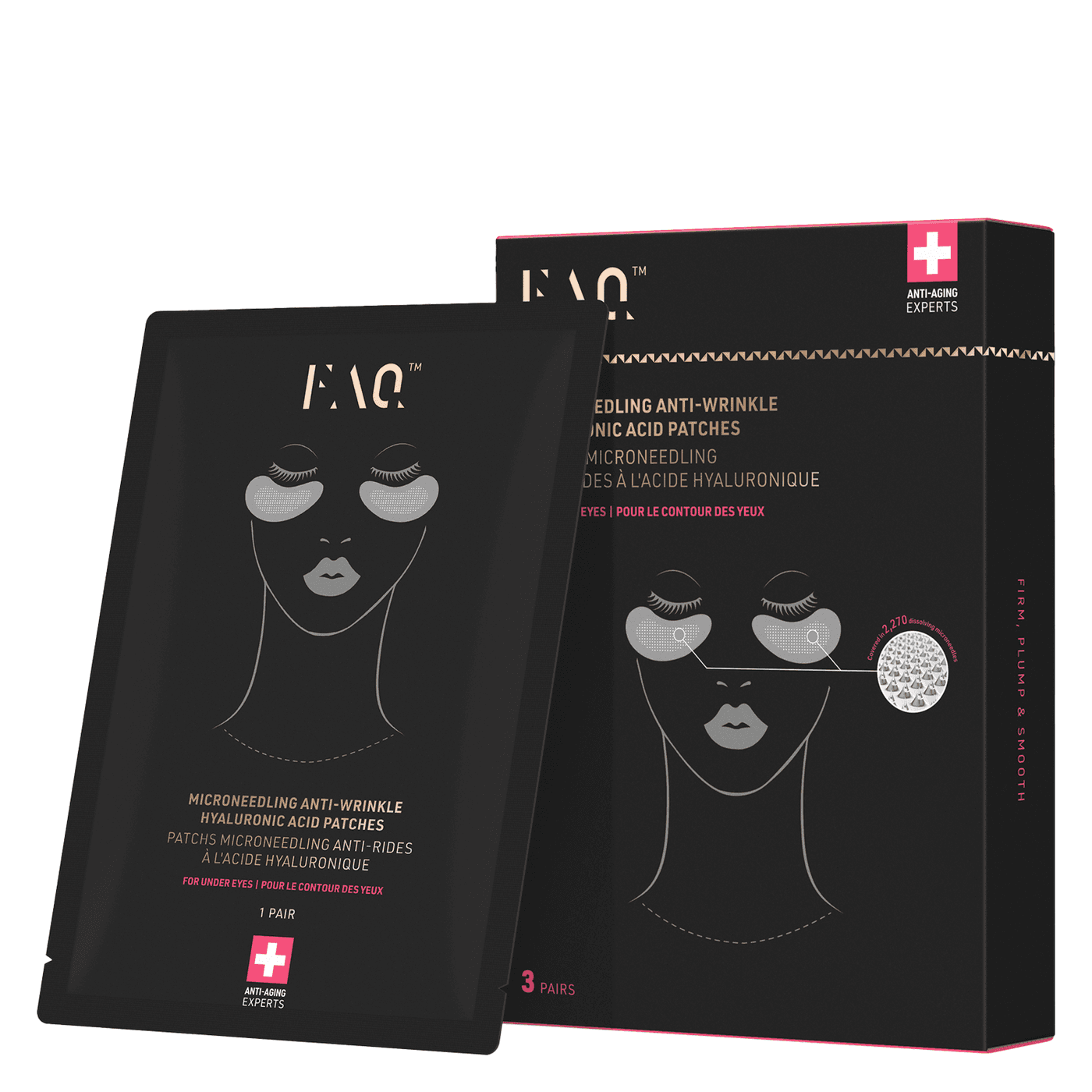 FAQ™ - Microneedling Anti-Wrinkle Hyaluronic Acid Patches Eyes