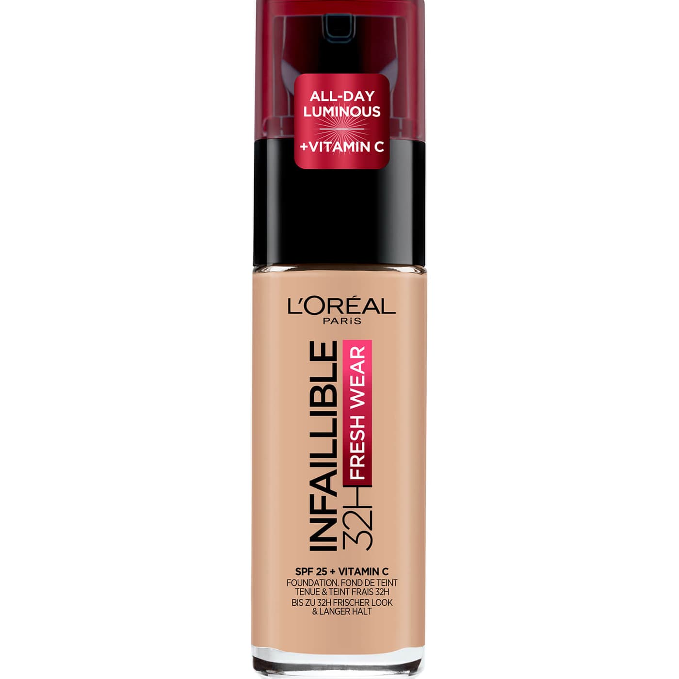 LOréal Infaillible - 32H Fresh Wear Make-up 145 Rose Beige