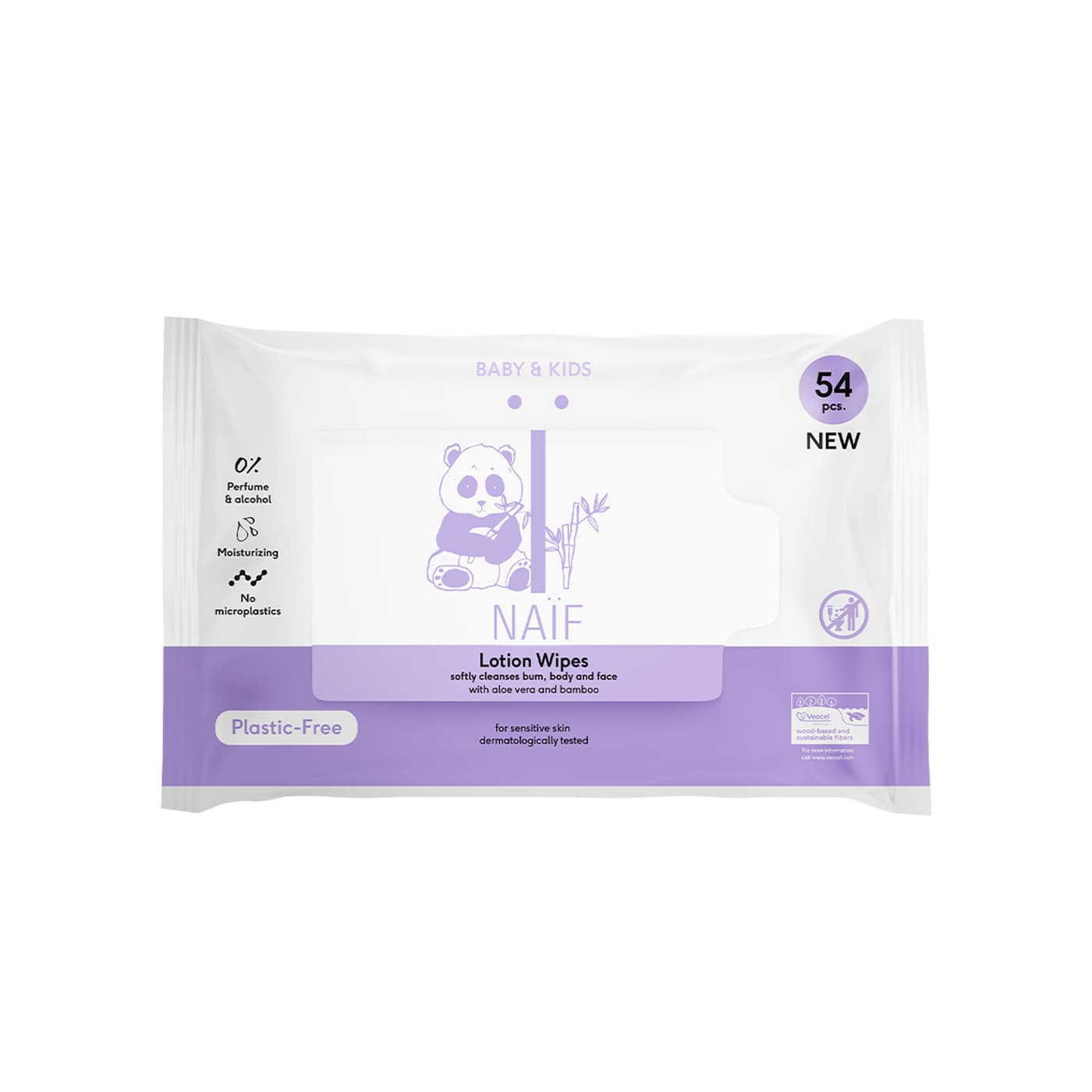 Naif - Lotion Wipes Plastikfreie Babyfeuchttücher