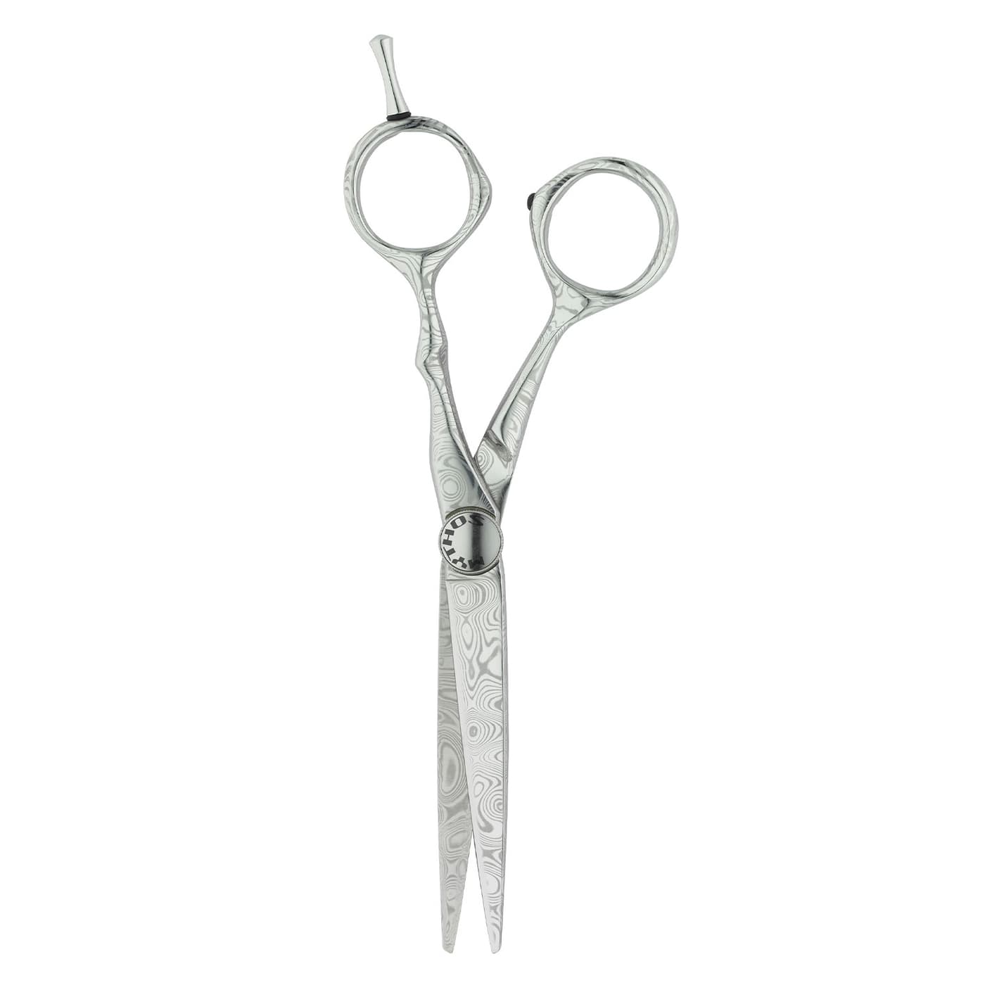 Tondeo Scissors - Mythos Damast Offset Scissors 6.0"