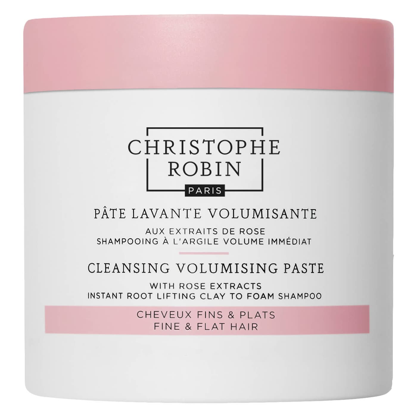 Christophe Robin - Pâte Lavante Volumisante aux Extraits de Rose