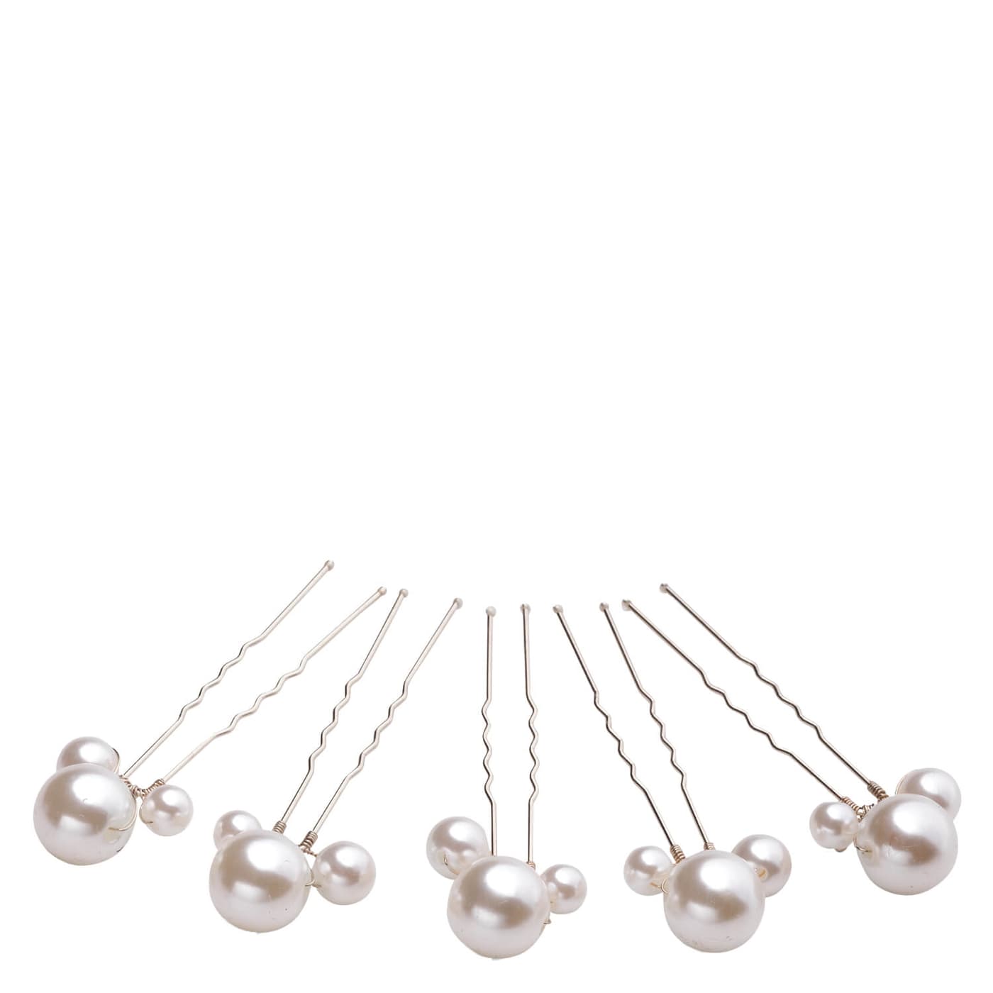 Celebride Haarnadel Mit Drei Verschieden Perlen Silber