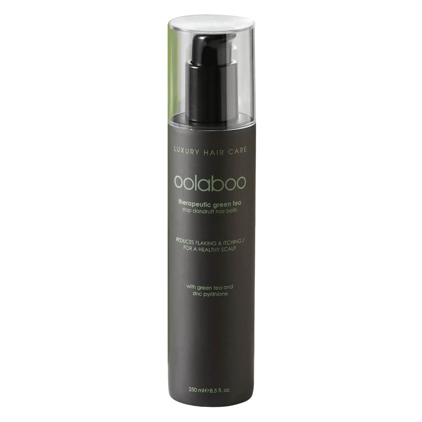 therapeutic green tea - stop dandruff hair bath