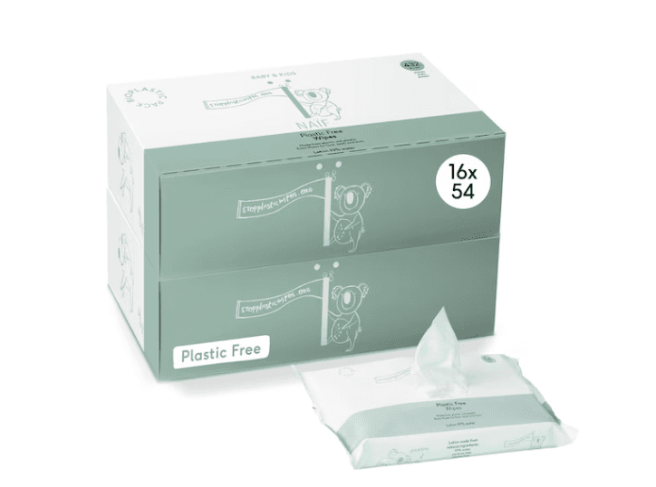 Naif - Water Wipes Plastikfreie Babyfeuchttücher