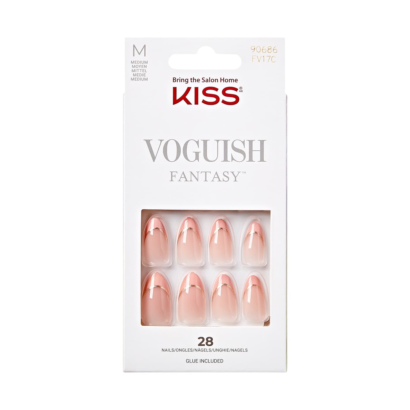 KISS Nails - Ks Voguish Fantasy French - Eclatant