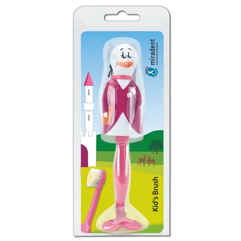 Miradent - Kid's Brush Zahnbürste Ente rosa