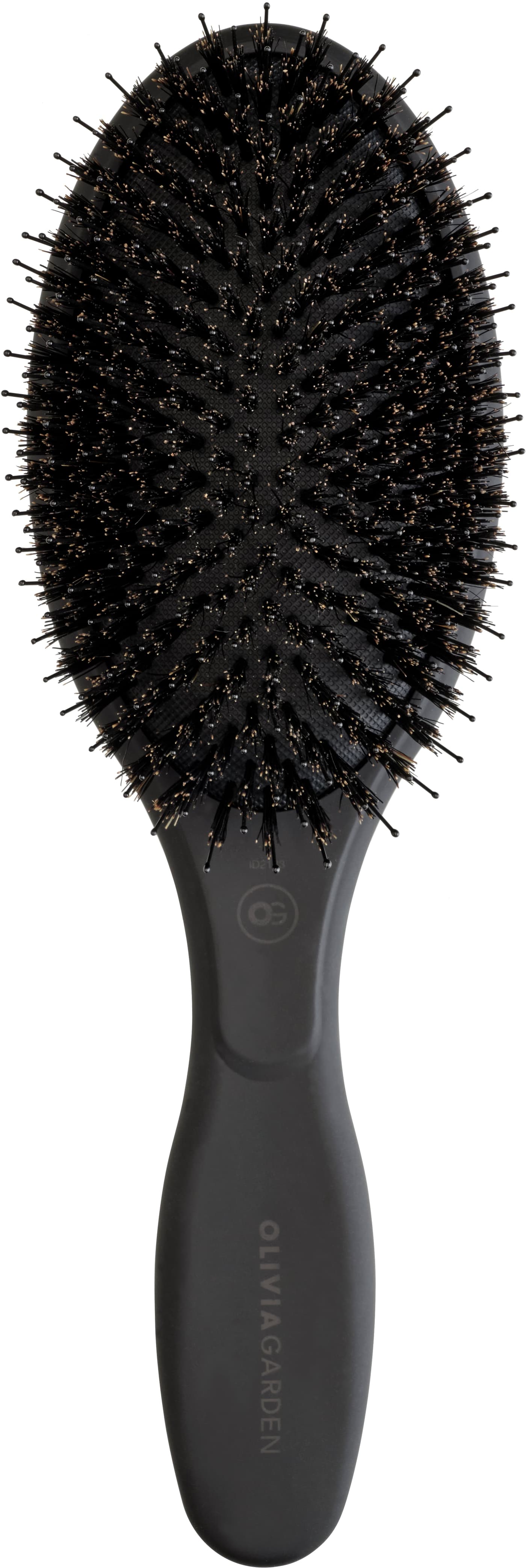 Olivia Garden - EXPERT CARE OVAL Boar & Nylon Bristles Black Label