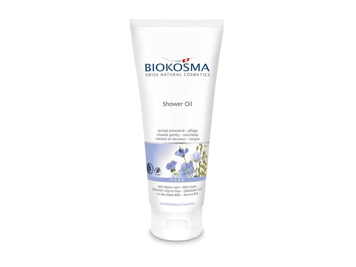 Biokosma - Shower Oil Bio Alpen Lein Und Bio Hafer