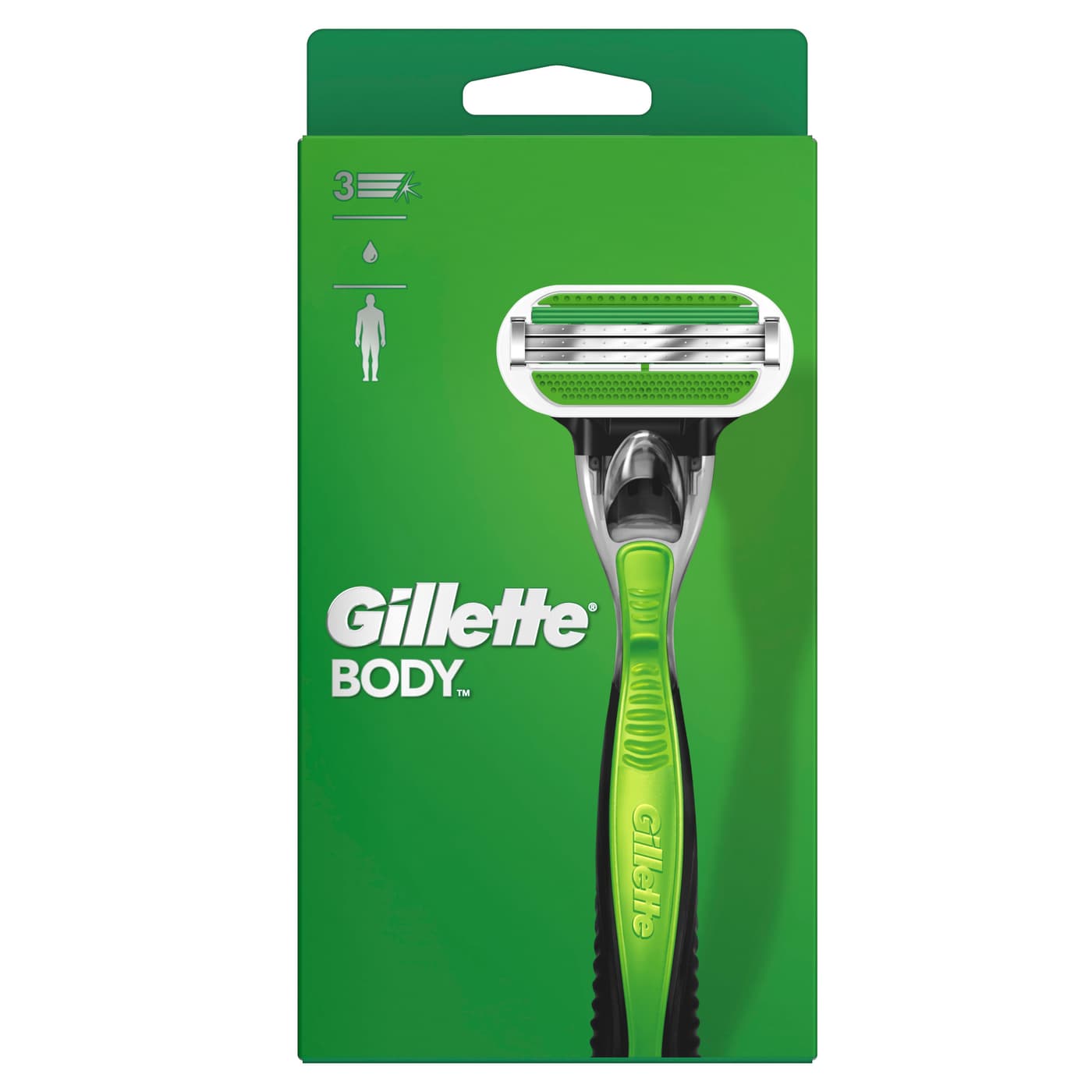 Gillette - Body Rasierapparat mit 1 Klinge