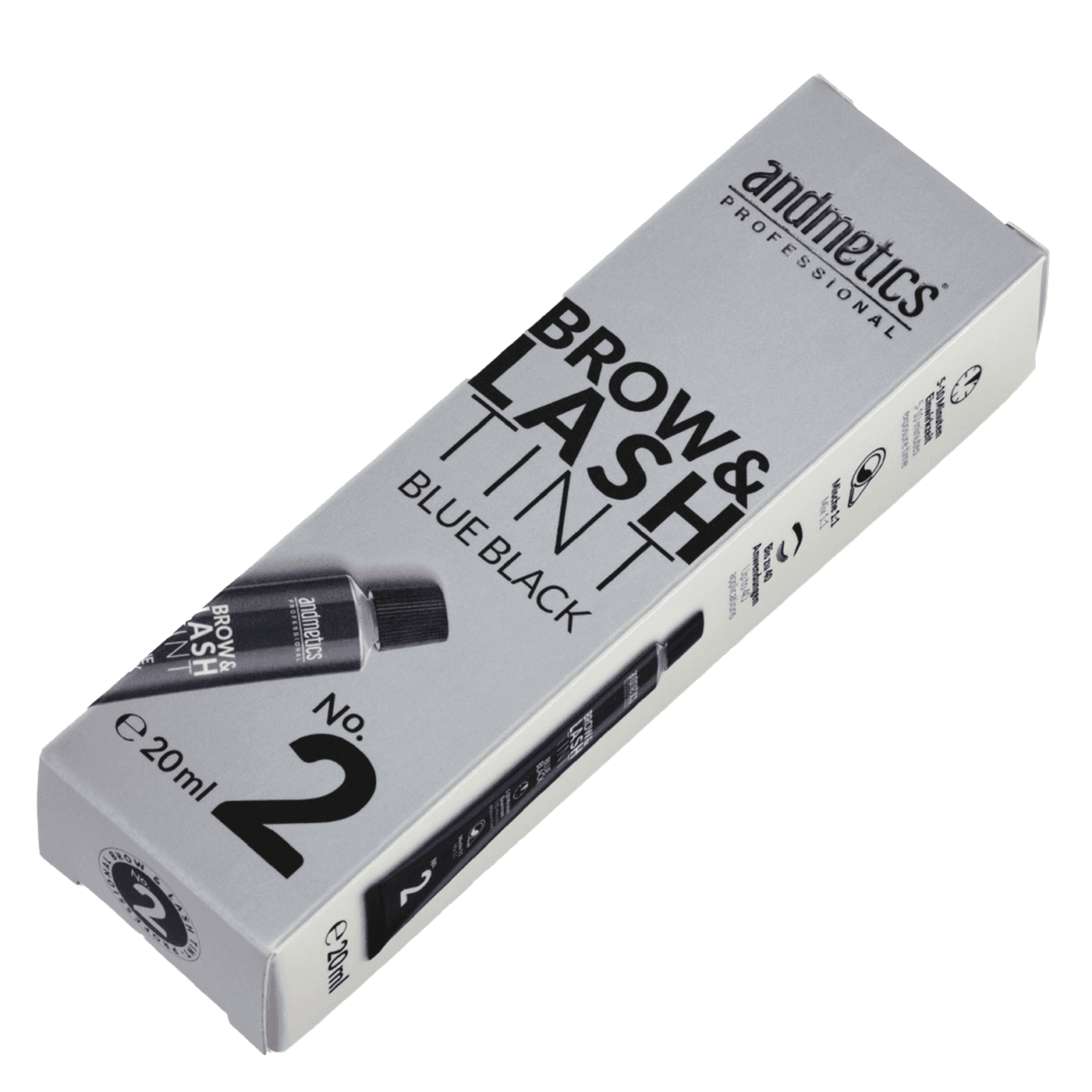 andmetics Professional - Augenbrauen- & Wimpernfarbe Blau-Schwarz