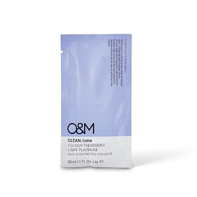 O&M Haircare - Clean.tone Platinum Colour Treatment Sachet